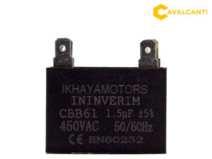 1.5µF - 450VAC Capacitor para ventilador
