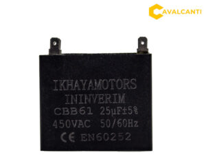 25µF - 450VAC Capacitor para ventilador