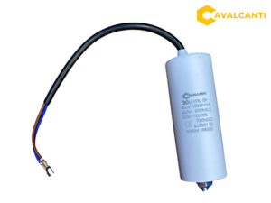 30µF - 450VAC Capacitor de servicio con cable
