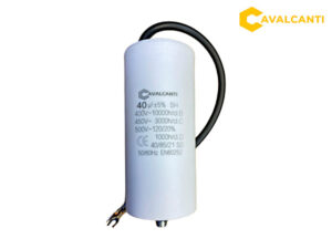 40µF - 450VAC Capacitor de servicio con cable