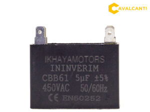5µF - 450VAC Capacitor para ventilador