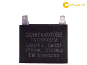 7µF - 450VAC Capacitor para ventilador
